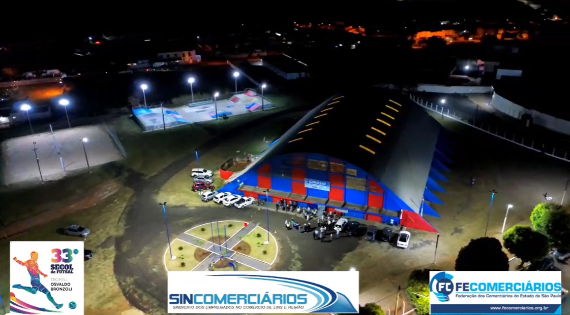 Inauguração da Praça Osvaldo Bronzoli e Final do 33º SECOL de FUTSAL